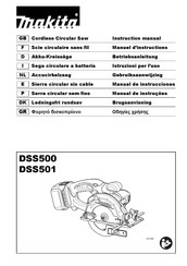 Makita DSS501Z Manuel D'instructions