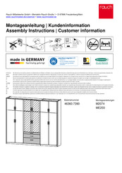 Rauch Hildesheim 46360.7390 Instructions De Montage