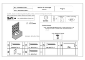 Sav GAMIRI870V1 Notice De Montage