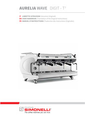 Nuova Simonelli DIGIT-T3 Manuel D'instructions