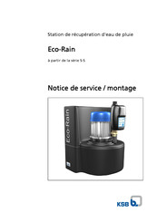 KSB Eco-Rain Serie Notice De Service / Montage