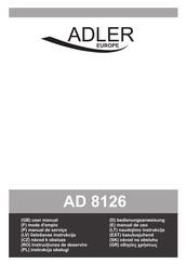 Adler europe AD 8126 Mode D'emploi