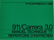 Porsche 911 Carrera 3.0 1977 Manuel Technique