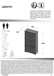 Forte JDKV721 Notice De Montage