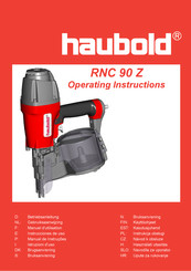 haubold RNC 90 Z Manuel D'utilisation