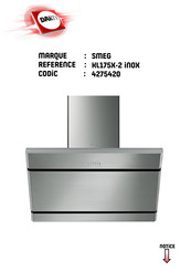 Smeg KL175X-2 INOX Manuel D'instructions