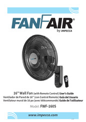 Impecca FanFair FWF-1605 Guide De L'utilisateur