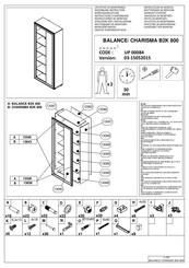 Dedeman BALANCE B2K 800 UP 00084 Instructions D'assemblage