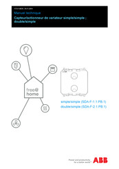 ABB Free@home SDA-F-2.1.PB.1 Manuel Technique