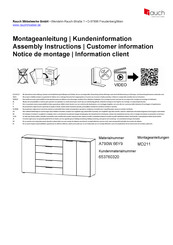 Rauch A790W.66Y9 Notice De Montage