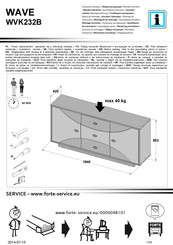 Forte WAVE WVK232B Notice De Montage