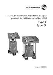 IBS Scherer F2 Serie Manuel D'exploitation