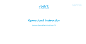 Reolink TrackMix Wired LTE Instructions D'opération