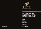 GPO PASSION HD 8x42 Mode D'emploi