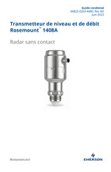 Emerson Rosemount 1408A Guide Condensé