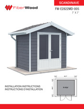 FIberWood SCANDINAVE FW-E2822MD-005 Instructions D'installation