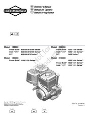 Briggs & Stratton Power Built 1650 Serie Manuel De L'opérateur