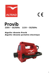 Altrad PROVIB Mode D'emploi