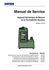 Simpson 42105 Manuel De Service