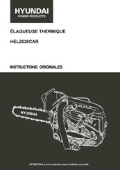 Hyundai power products HEL2530CAR Instructions D'origine