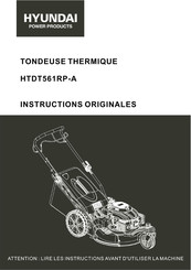 Hyundai power products HTDT561RP-A Instructions Originales