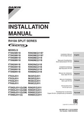 Daikin RK60CXV1 Manuel D'installation