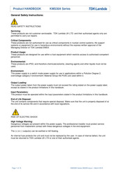 TDK-Lambda KMS30A-15 Manuel