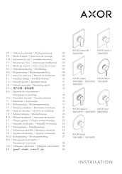 Axor Citterio E 36655000 Mode D'emploi / Instructions De Montage