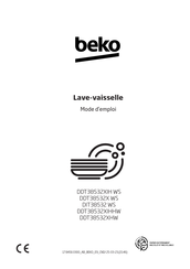 Beko DDT38532XIHHW Mode D'emploi