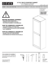 Estate ESM1570SSW Instructions Pour L'assemblage