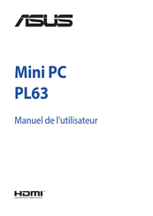 Asus PL63 Manuel De L'utilisateur