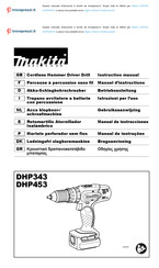 Makita DHP453SYE Manuel D'instructions