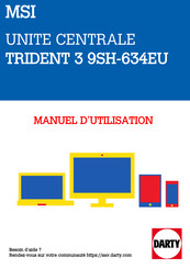 MSI TRIDENT 3 9SH-634EU Mode D'emploi