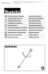 Makita DUR365U Manuel D'instructions