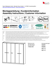 Rauch Oteli 74552.851 Instructions De Montage