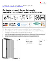 Rauch Miro AG315.4203 Instructions De Montage