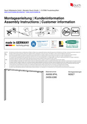 Rauch 24056.6380 Instructions De Montage