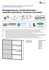 Rauch Memphis 87405.8090 Instructions De Montage