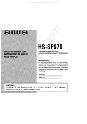 Aiwa HS-SP970 Mode D'emploi