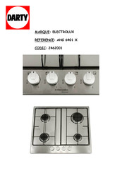 Electrolux ARTHUR MARTIN AHG 6401 X Notice D'utilisation