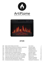 ArtiFlame AF38 MULTICOLOR Manuel De L'utilisateur