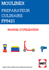 Moulinex FP5421 Manuel D'utilisation