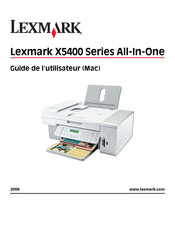 Lexmark X5400 Série Guide De L'utilisateur