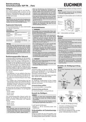 EUCHNER SGP-TW Serie Mode D'emploi