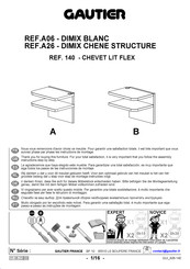 Gautier DIMIX A06 140 Instructions De Montage