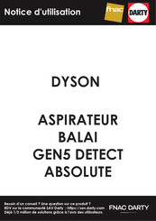 Dyson gen5detect Guide D'utilisation