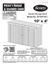 Scotts STTEP104 Manuel Du Propriétaire Et Guide D'assemblage