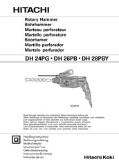 Hitachi DH 28PBY Mode D'emploi