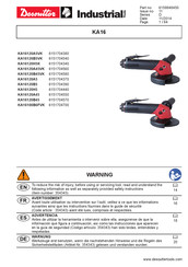 Desoutter KA16120H5K Mode D'emploi