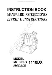 Janome 1110DX Livret D'instructions